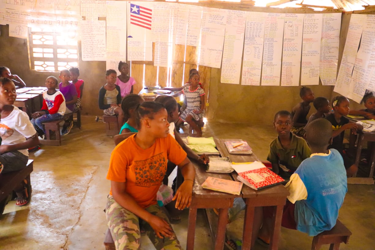 Learners in a classroom