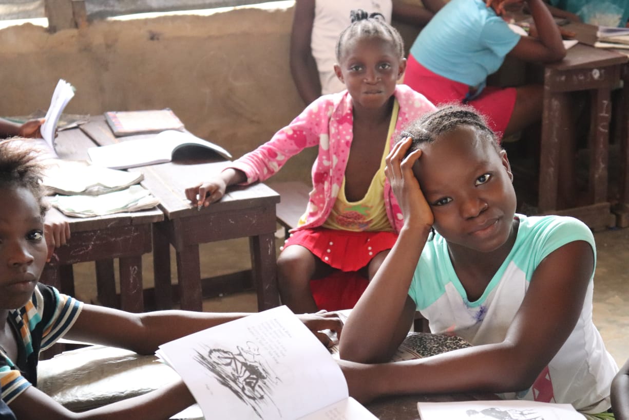 Liberian students supported by LIPACE