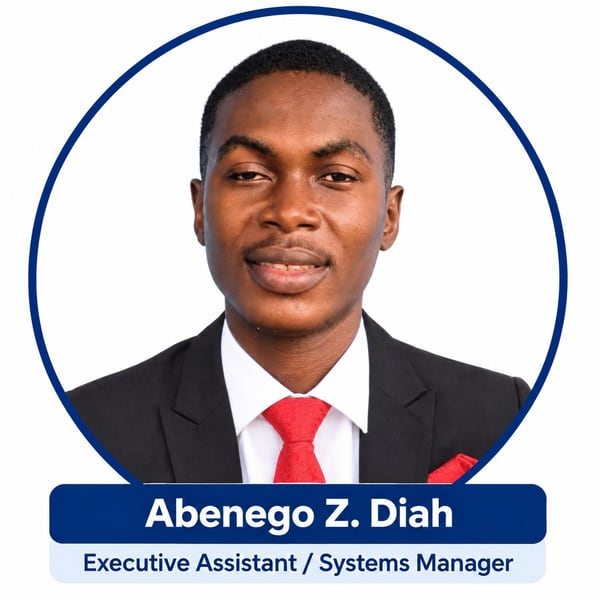 Abenego Z. Diah, Executive Assistant
