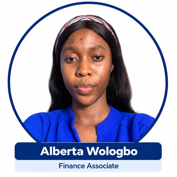 Albertha Wologbo, Finance Associate