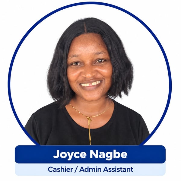 Joyce Nagbe, Cashier