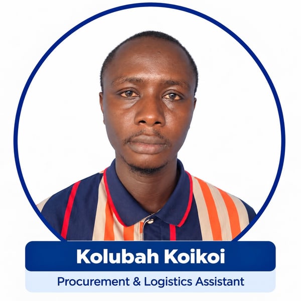 Kolubah Koikoi, Logistics Assistant