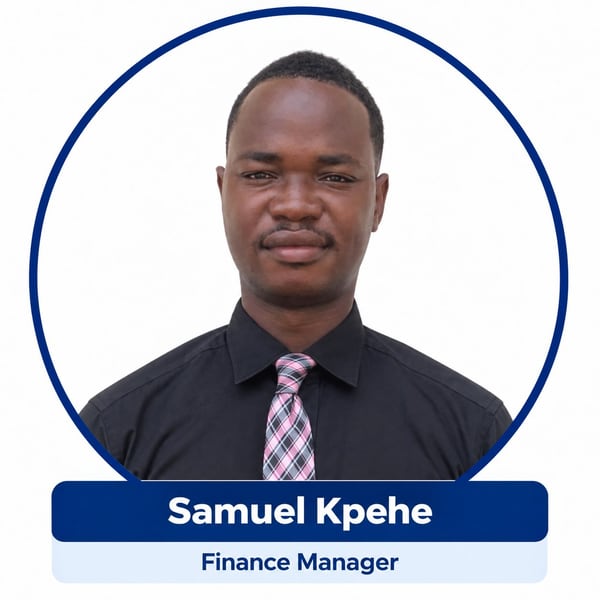 Samuel Kpehe, Finance Manager